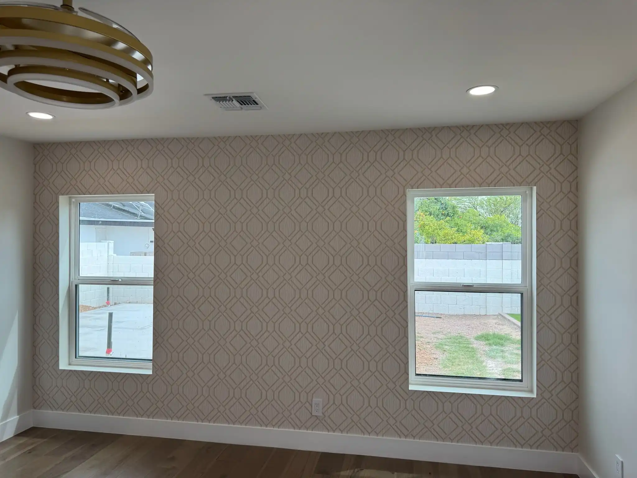 Historic home wallpaper restoration